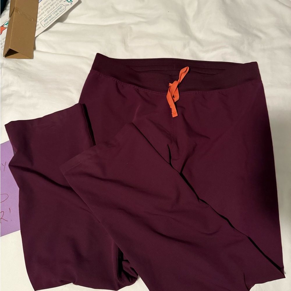Figs Deep Purple Livingston Scrub Pant